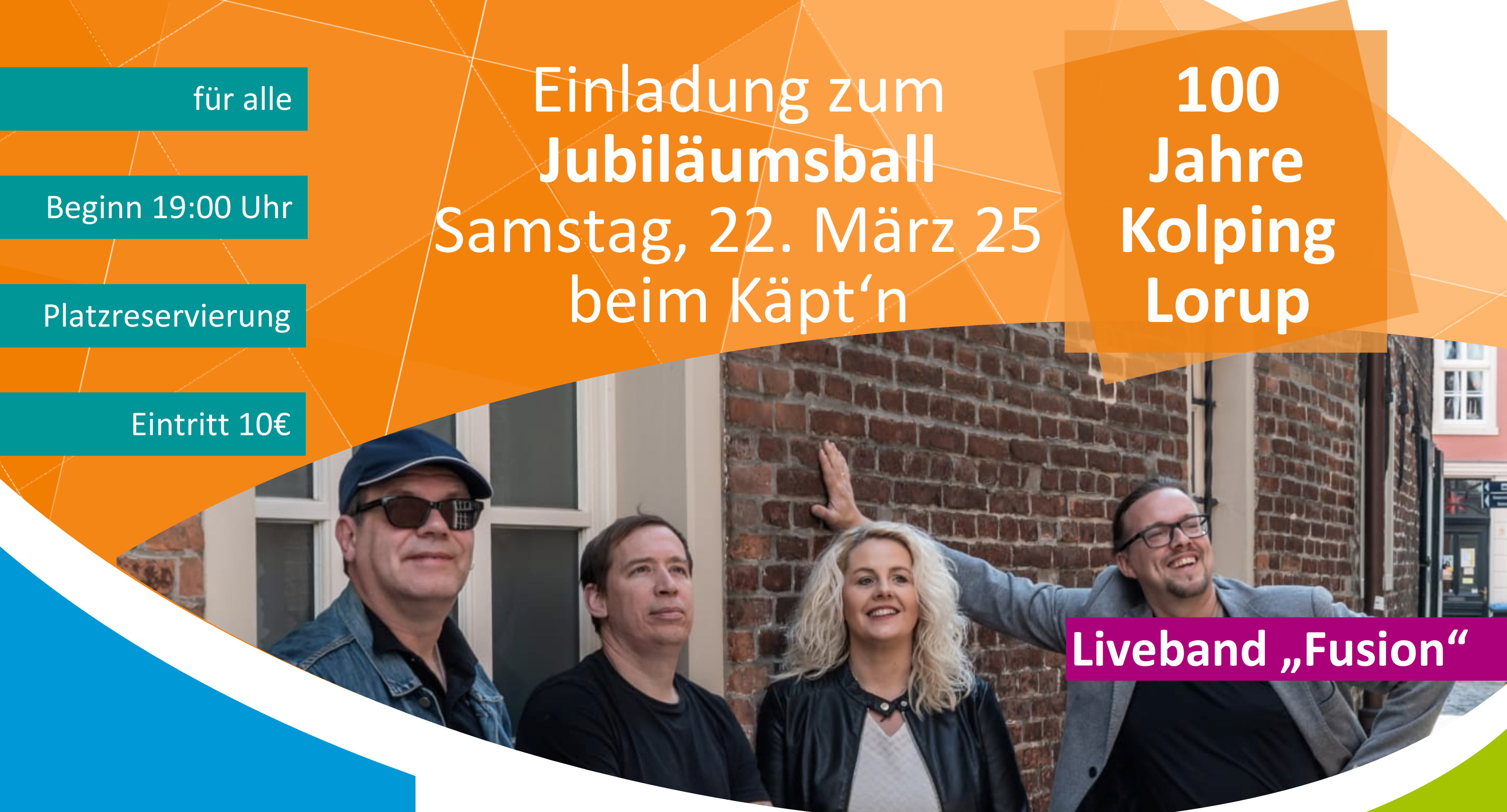 Anmeldungen Jubiläumsball